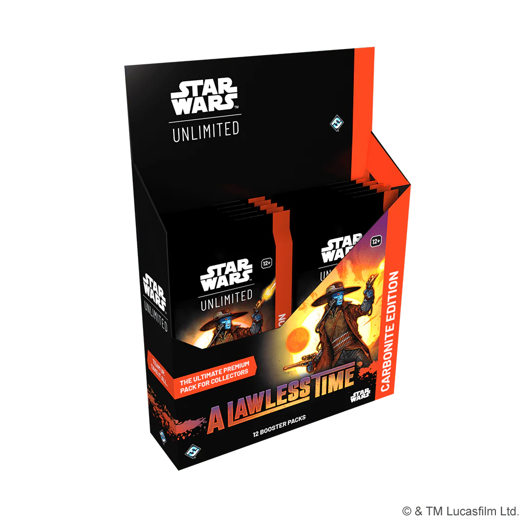 Star Wars: Unlimited - A Lawless Time Carbonite Booster Display